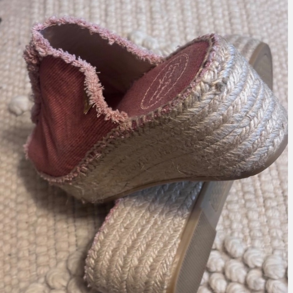 Toni Pons Origins Espadrilles Sandals Open Toe Pink Sz 36 - Picture 2 of 4